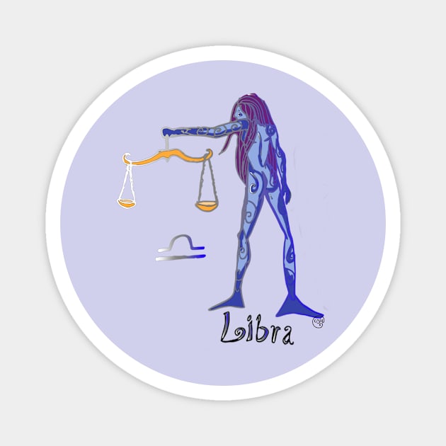 Libra Magnet by charleyllama